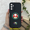 قاب گوشی Galaxy A14 سامسونگ سیلیکونی Solid برجسته محافظ لنزدار طرح Mario Bros کد 80402