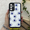 قاب گوشی Galaxy A24 سامسونگ سیلیکونی Solid برجسته محافظ لنزدار طرح چشم کد 80407
