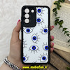 قاب گوشی Galaxy S21 FE سامسونگ سیلیکونی Solid برجسته محافظ لنزدار طرح چشم کد 80421