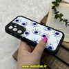 قاب گوشی Galaxy S23 FE سامسونگ سیلیکونی Solid برجسته محافظ لنزدار طرح چشم کد 80423