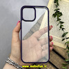 قاب گوشی iPhone 12 Pro Max آیفون اورجینال spigen طرح Ultra HYBRID طلقی شیشه ای شفاف بنفش کد 80458