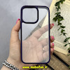 قاب گوشی iPhone 13 Pro آیفون اورجینال spigen طرح Ultra HYBRID طلقی شیشه ای شفاف بنفش کد 80467