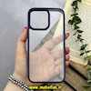 قاب گوشی iPhone 14 Pro Max آیفون اورجینال spigen طرح Ultra HYBRID طلقی شیشه ای شفاف بنفش کد 80471