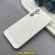 قاب گوشی Galaxy A24 سامسونگ توری ساده Q SERIES محافظ لنزدار گلسی سفید کد 80533