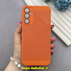 قاب گوشی Galaxy A24 سامسونگ توری ساده Q SERIES محافظ لنزدار گلسی نارنجی کد 80536