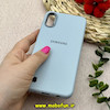 قاب گوشی Galaxy A10 / Galaxy M10 سامسونگ لدر دیزاین SOFT Lether Design سیلیکونی طرح چرم آبی کد 80686
