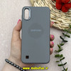 قاب گوشی Galaxy A10 / Galaxy M10 سامسونگ لدر دیزاین SOFT Lether Design سیلیکونی طرح چرم طوسی کد 80687