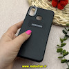 قاب گوشی Galaxy A10S سامسونگ لدر دیزاین SOFT Lether Design سیلیکونی طرح چرم مشکی کد 80693