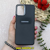 قاب گوشی Galaxy A12 / M12 سامسونگ لدر دیزاین SOFT Lether Design سیلیکونی طرح چرم مشکی کد 80707