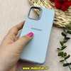 قاب گوشی Galaxy A22 4G / M32 4G سامسونگ لدر دیزاین SOFT Lether Design سیلیکونی طرح چرم آبی کد 80724