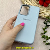قاب گوشی Galaxy A36 سامسونگ لدر دیزاین SOFT Lether Design سیلیکونی طرح چرم آبی کد 80742