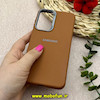 قاب گوشی Galaxy A56 سامسونگ لدر دیزاین SOFT Lether Design سیلیکونی طرح چرم قهوه ای کد 80768