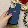 قاب گوشی Galaxy A72 سامسونگ لدر دیزاین SOFT Lether Design سیلیکونی طرح چرم سرمه ای کد 80781