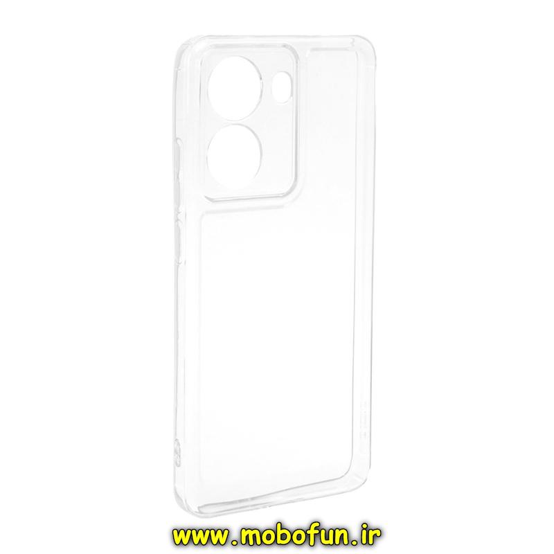 قاب گوشی Poco X7 Pro شیائومی ژله ای شفاف بی رنگ SPACE ایربگ دار محافظ لنز دار کد 73510