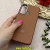 قاب گوشی Redmi Note 8 / Redmi Note 8 2021 شیائومی لدر دیزاین SOFT Lether Design سیلیکونی طرح چرم قهوه ای کد 80841