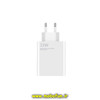 شارژر اصلی گوشی Xiaomi Mi 11 Lite شیائومی 33 وات فست شارژ دو پین تک پورت رنگ سفید کد 30337