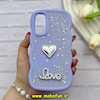 قاب گوشی Galaxy A34 سامسونگ سیلیکونی Solid منحنی قلبی Love رزینی برجسته یاسی کد 81267