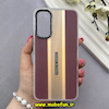 قاب گوشی Galaxy A34 سامسونگ ضدضربه هولوگرامی Hard اورجینال Bother هفت رنگ طرح پورش دیزاین قهوه ای کد 81493