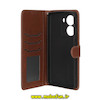 کیف گوشی Poco X7 Pro شیائومی مگنتی طرح چرم کتابی محافظ لنزدار بنددار قهوه ای کد 73518