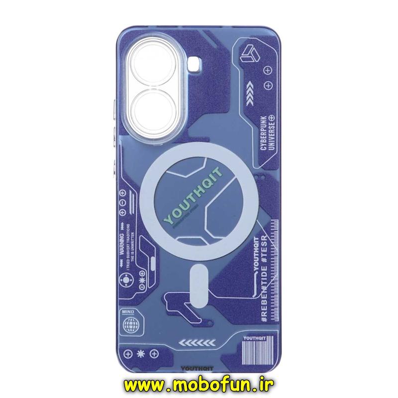 قاب گوشی Poco X7 Pro شیائومی So CooL اورجینال طرح مگ سیف محافظ لنزدار مدار تکنولوژی اسپرت آبی کد 73531