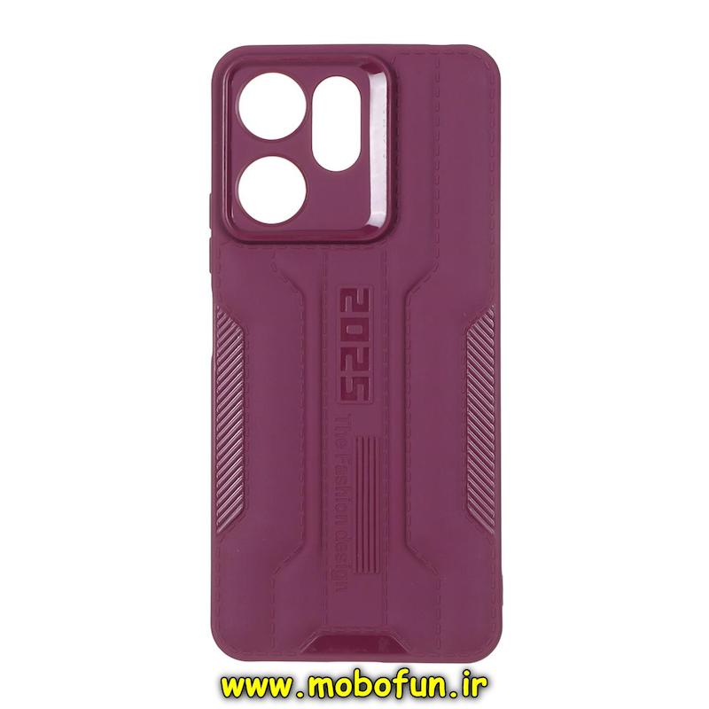 قاب گوشی Redmi 13C / Poco C65 شیائومی 2025 سیلیکونی ژله ای اسپرت محافظ لنز دار ارغوانی کد 73570