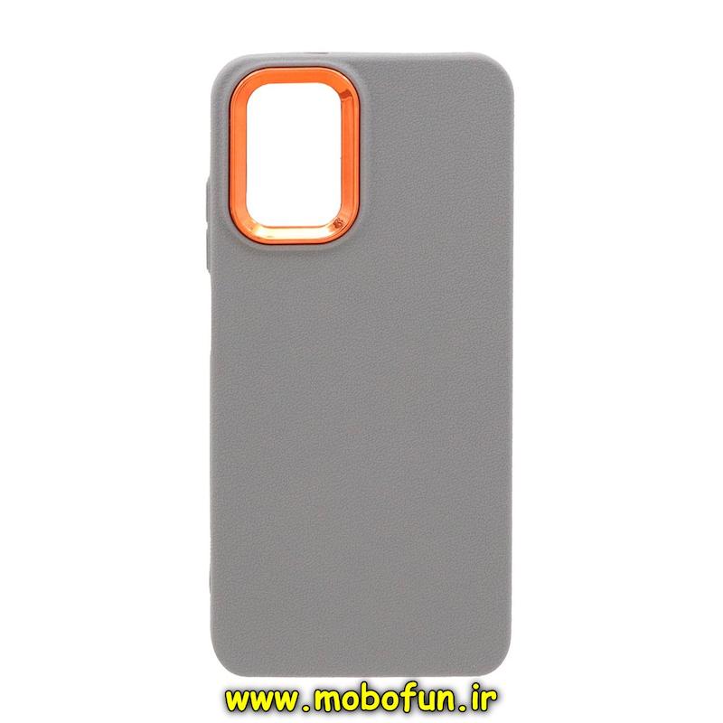 قاب گوشی Redmi Note 10 4G / Redmi Note 10S / Poco M5S شیائومی متال لدرکیس سیلیکونی کلاسیک Classic خاکستری کد 73623