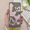 قاب گوشی Galaxy S24 FE سامسونگ ماربل لاکچری سخت طلقی Hard طرح پروانه کد 81456