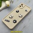قاب گوشی Galaxy A05 سامسونگ سیلیکونی Solid عروسکی برجسته محافظ لنزدار طرح پاندا کیوت کرم کد 81072
