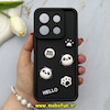 قاب گوشی Redmi Note 13 Pro 5G / Poco X6 شیائومی سیلیکونی Solid عروسکی برجسته محافظ لنزدار طرح پاندا کیوت مشکی کد 81131