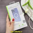 قاب گوشی iPhone 15 آیفون اورجینال بلکین belkin طرح طلقی شیشه ای شفاف لنز کرومی مگ سیف دار کد 81142