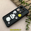 قاب گوشی Redmi Note 13 Pro 4G / Poco M6 Pro 4G شیائومی سیلیکونی Solid عروسکی برجسته محافظ لنزدار طرح پاندا کیوت مشکی کد 81183