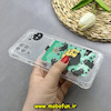 قاب گوشی Galaxy A12 / M12 سامسونگ ژله ای فانتزی ایربگ دار درجه یک جاکارتی دار محافظ لنزدار طرح گربه کیوت کد 81544