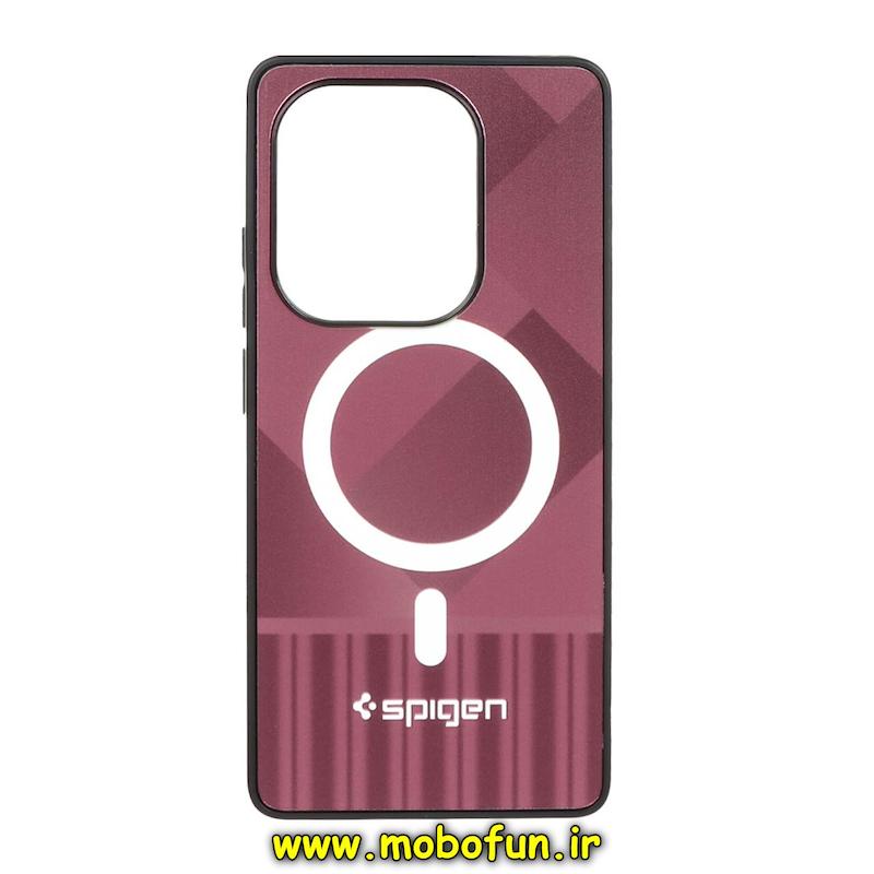 قاب گوشی Redmi Note 13 Pro 4G / Poco M6 Pro 4G / Redmi Note 14S شیائومی اسپیگن Spigen طرح مگ سیف سوپرلوکس کد 73702