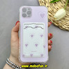 قاب گوشی iPhone 11 Pro Max آیفون ژله ای فانتزی ایربگ دار درجه یک جاکارتی دار محافظ لنزدار طرح قلب کیوت کد 81655