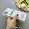 قاب گوشی iPhone 11 Pro Max آیفون ژله ای فانتزی ایربگ دار درجه یک جاکارتی دار محافظ لنزدار طرح گل کیوت کد 81656