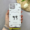 قاب گوشی iPhone 12 Pro Max آیفون ژله ای فانتزی ایربگ دار درجه یک جاکارتی دار محافظ لنزدار طرح پاپیون کیوت کد 81675