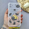 قاب گوشی iPhone 11 آیفون ژله ای فانتزی ایربگ دار درجه یک جاکارتی دار محافظ لنزدار طرح گربه کیوت کد 81635