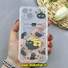 قاب گوشی iPhone 15 آیفون ژله ای فانتزی ایربگ دار درجه یک جاکارتی دار محافظ لنزدار طرح گربه کیوت کد 81725