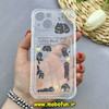 قاب گوشی iPhone 15 آیفون ژله ای فانتزی ایربگ دار درجه یک جاکارتی دار محافظ لنزدار طرح گربه کیوت کد 81727