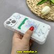 قاب گوشی iPhone 15 آیفون ژله ای فانتزی ایربگ دار درجه یک جاکارتی دار محافظ لنزدار طرح پروانه کیوت کد 81737
