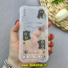 قاب گوشی iPhone X / iPhone XS آیفون ژله ای فانتزی ایربگ دار درجه یک جاکارتی دار محافظ لنزدار طرح گربه کیوت کد 81804
