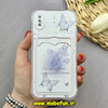 قاب گوشی iPhone X / iPhone XS آیفون ژله ای فانتزی ایربگ دار درجه یک جاکارتی دار محافظ لنزدار طرح پروانه کیوت کد 81810