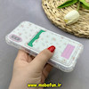 قاب گوشی iPhone X / iPhone XS آیفون ژله ای فانتزی ایربگ دار درجه یک جاکارتی دار محافظ لنزدار طرح گل کیوت کد 81811