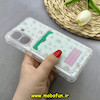 قاب گوشی Poco X7 Pro شیائومی ژله ای فانتزی ایربگ دار درجه یک جاکارتی دار محافظ لنزدار طرح گل کیوت کد 81832