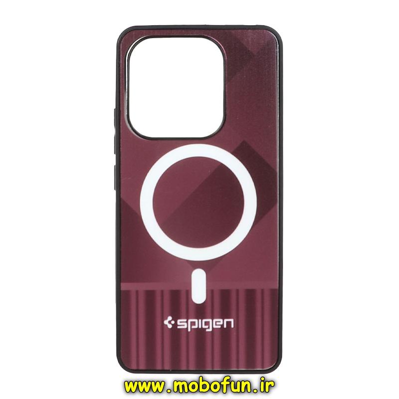 قاب گوشی Redmi Note 14 4G شیائومی اسپیگن Spigen طرح مگ سیف سوپرلوکس کد 73739