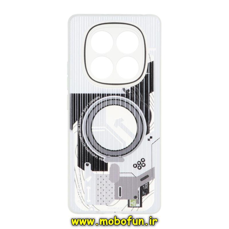 قاب گوشی Redmi Note 14 Pro 4G شیائومی ژله ای کرکره ای اسپرت محافظ لنزدار کد 73818