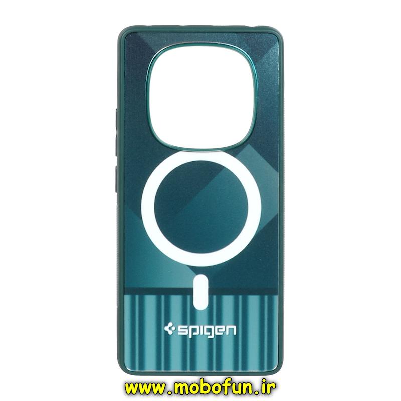 قاب گوشی Redmi Note 14 Pro 4G شیائومی اسپیگن Spigen طرح مگ سیف سوپرلوکس کد 73824