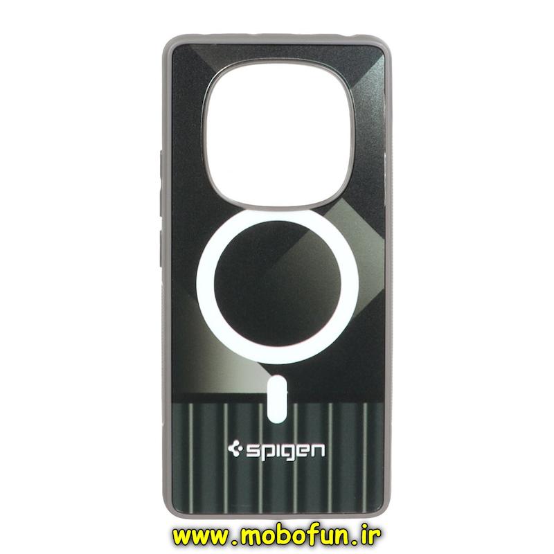 قاب گوشی Redmi Note 14 Pro 4G شیائومی اسپیگن Spigen طرح مگ سیف سوپرلوکس کد 73825