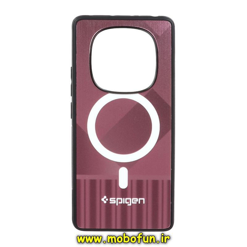 قاب گوشی Redmi Note 14 Pro 4G شیائومی اسپیگن Spigen طرح مگ سیف سوپرلوکس کد 73826