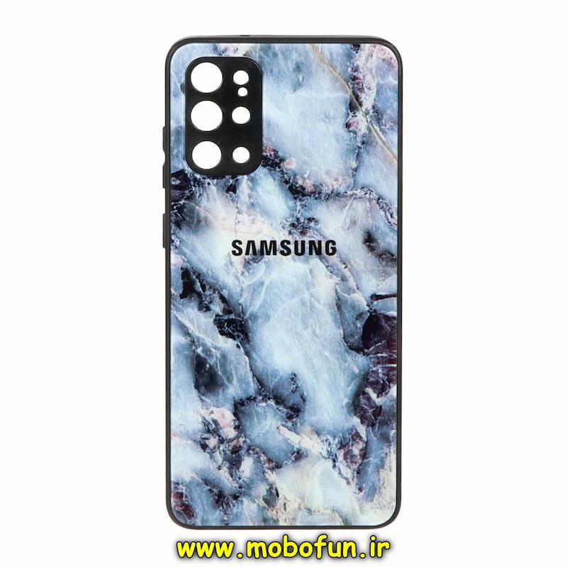 قاب گوشی Galaxy S20 Plus سامسونگ پشت گلس شیشه ای محافظ لنز دار مشکی کهکشانی کد 73938